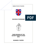 Brisbane Business Papers 2016 Synod