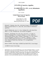 United States v. Coast of Maine Lobster Co., Inc., 538 F.2d 899, 1st Cir. (1976)