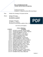 Beca de Pregrado 2017 (Postulantes Aptos para Exámenes) : (Leer Notas A Pie de Página) (