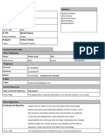 Personal Data Address: Form of Address First Name