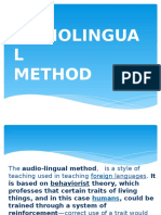 The Audiolingual Presentation