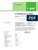 2-Ethylhexyl Acrylate: Technical Information Petrochemicals