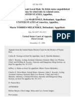 United States v. Jose E. Bonilla-Martinez, United States of America v. Mario Torres-Melendez, 9 F.3d 1535, 1st Cir. (1993)