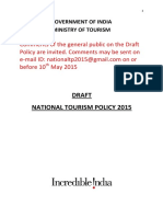 National Tourism Policy 2015 PDF