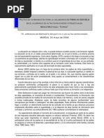 Pautas de Intervención para La Colaboracion Entre Familias y Escuela en Caso de Alumnado Con Altas Capacidades