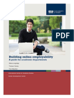 Building Online Employability: A Guide For Academic Departments