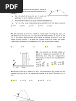 Problemas de Movimiento en El Plano