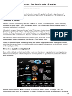 History Amp Future - Plasma The Fourth State of Matter