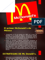 Estrategias McDonalds