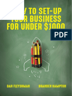 How To Set Up Your Business For Under $1000