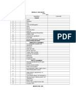 Vehicle Checklist