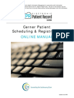 Patient Sched Reg Manual Cerner