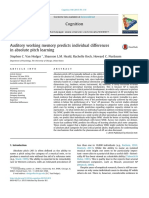 Auditory Working Memory Predicts Individual Differences in Absolute Pitch Learning 2015 Cognition