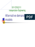 6 Alternative Demand Models