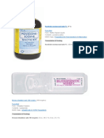 Euro-Med: Form: Bottle (Topical Liquid) Contents: Povidone-Iodine MIMS Class