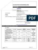 Aerosol - Hoja de Seguridad PDF