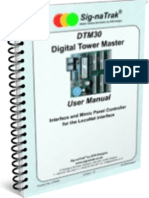 Sig-naTrak® DTM30 Digital Tower Master User Manual