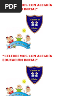 Celebremos Con Alegría Educación Inicial