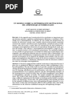 N Modelo Sobre La Determinación Motivacional Del Aprendizaje Autorregulado