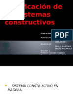 Clasificacion de Sistemas Constructivos