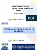 10 - Curso Cogep Presencia Ininterrumpida en La Audiencia PDF