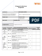 IT Support For End User Assignment Found