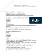 Exercícios Sobre Ar