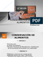 Introduccion A La Conservacion de Alimentos