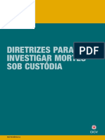 Diretrizes para Investigar Mortes Sob Custódia