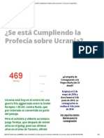 ¿Se Está Cumpliendo La Profecía Sobre Ucrania - Foros de La Virgen María PDF