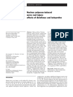 Nucleus Pulposus-Induced Nerve Root Injury: Effects of Diclofenac and Ketoprofen