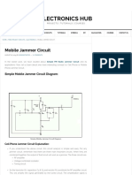 Simple Mobile Jammer Circuit - How Cell Phone Jammer Works