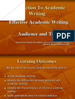 Chapter 1 Intro To AcademicWriting