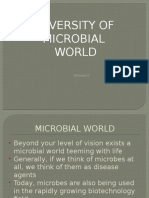 Diversity of MICROBIAL WORLD