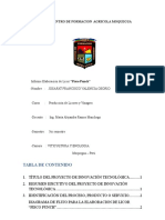 Informe de La Elaboracion de Pisco Punch