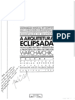 (ARQUITETURA) FARIAS, Agnaldo. Arquitetura Eclipsada (Warchavichik) PDF