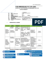 Sesion de Aprendizaje Movimiento Compuesto Cta 2016