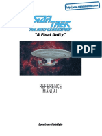 Star Trek - TStar - Trek - The - Next - Generation - A - Final - Unity - Manual - PC - Pdfhe Next Generation - A Final Unity - Manual - PC