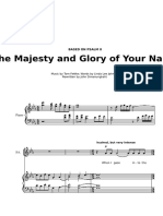 The Majesty and Glory of Your Name