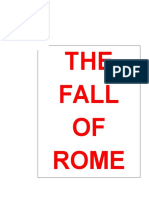 The Fall of Ancient Rome Notes Template Answers