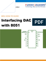 Interfacing DAC 0800 With 8051trainer