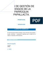 Plan de Gestión de Riesgos Papallacta