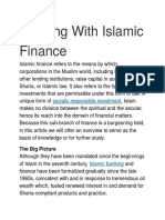 Working With Islamic Finance