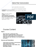 Components and System Design For Optical Fiber Communication