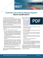 Fact Sheet: Australian International Shipping Register