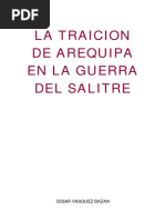 La Traicion de Arequipa en La Guerra Del Salite PDF