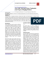 Seismic Behavior of RC Elevated Water Tankunder Different Types of Staging Patter