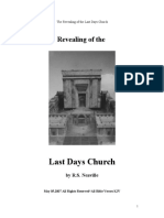 The Revealing of The Last Days Church