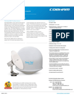 Sea Tel 5004 Satellite TV Data Sheet