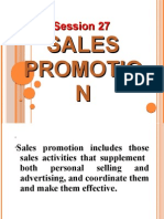 Session 27 Sales Promotion